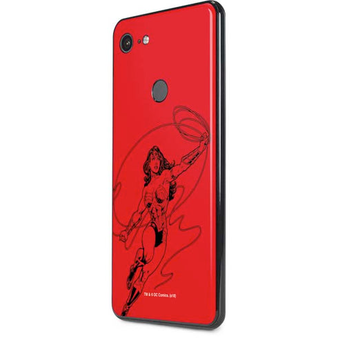 DC Comics Wonder Woman Comic Pop Google Pixel 3 XL Skin